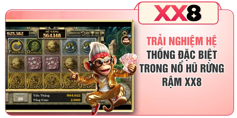 Trải nghiệm hệ thống đặc biệt trong nổ hũ Rừng Rậm XX8